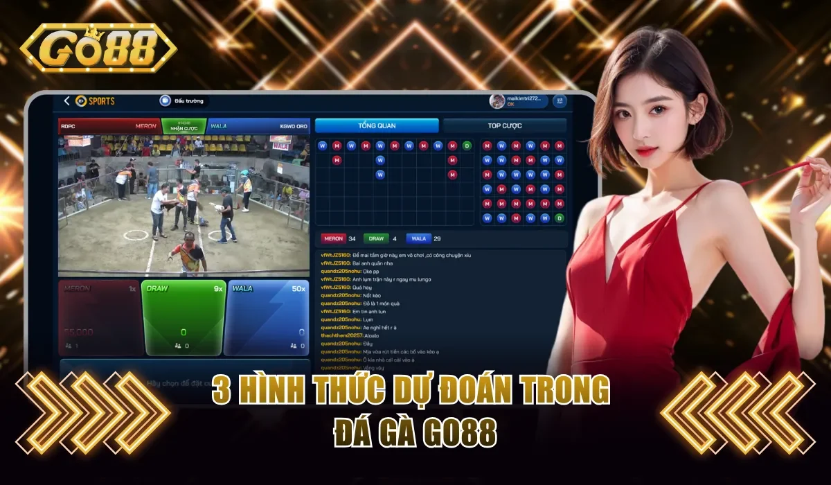 3 hình thức dự đoán trong đá gà Go88
