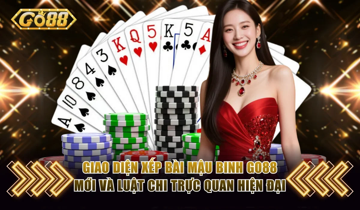 Mậu Binh Go88 Cập Nhật Cách Xếp Bài Mới Và Luật Chơi Cụ Thể 3 Giao diện xếp bài Mậu Binh Go88 mới và luật chi trực quan hiện đại