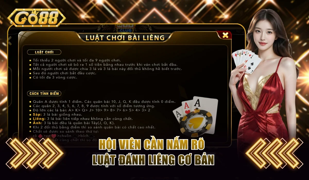 Liêng Go88 Và Luật Đánh Liêng Từ Các Quy Tắc Căn Bản 3 Hội viên cần nắm rõ luật đánh liêng cơ bản