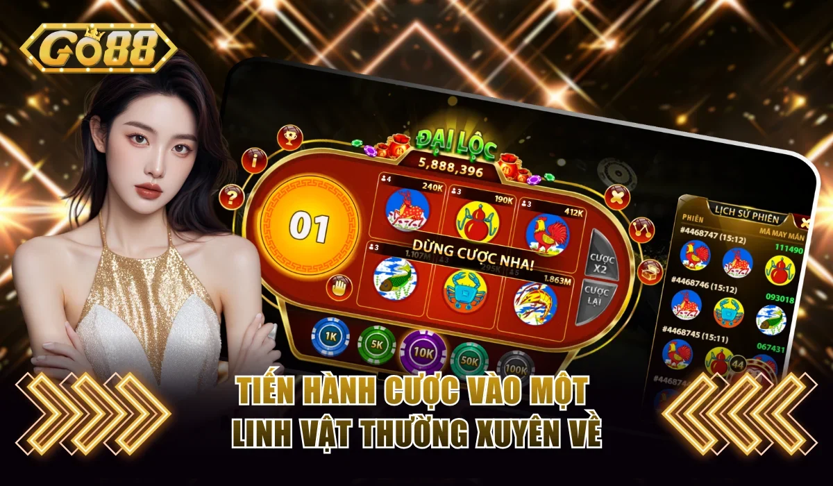 Bầu Cua Mini Go88 - Game Dân Gian Với Phiên Bản Siêu Tốc 4 Tiến hành cược vào một linh vật thường xuyên về