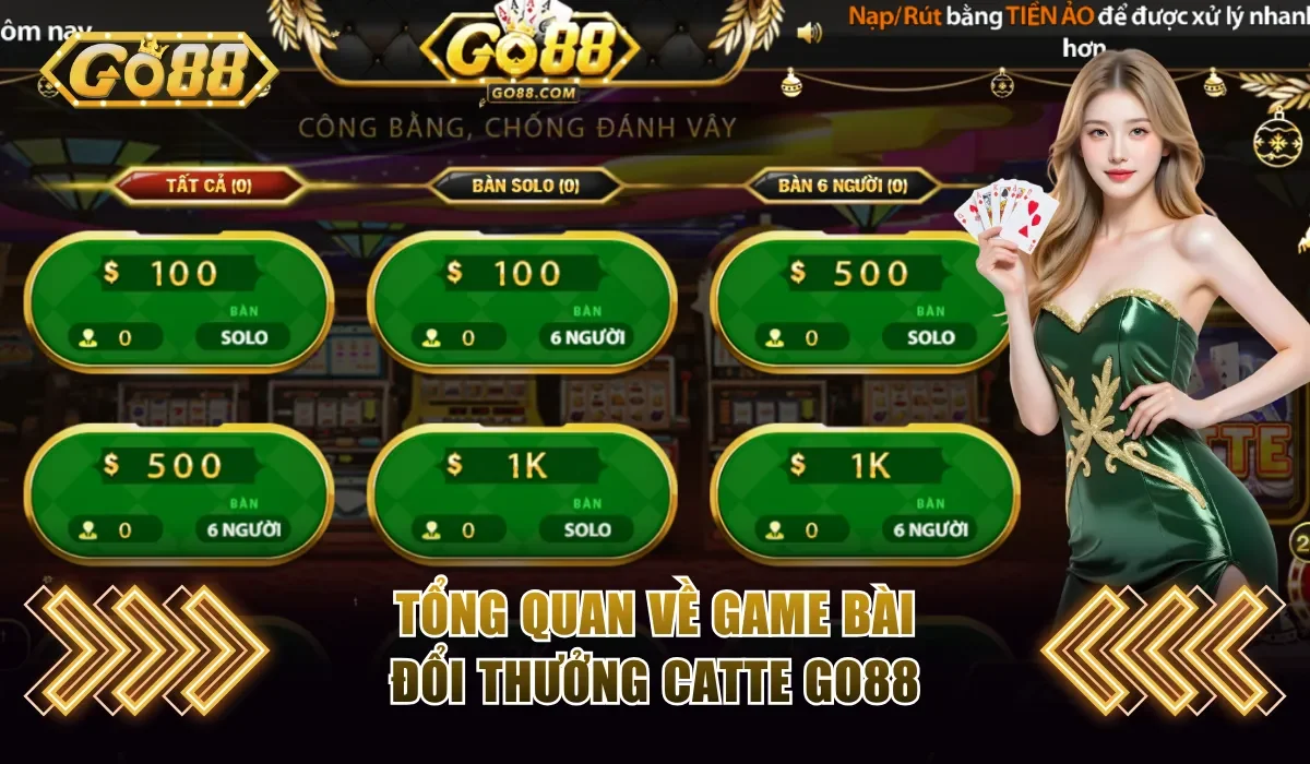 Catte Go88 - Game Bài Đổi Thưởng Quốc Dân Siêu Hấp Dẫn 2 Tổng quan về game bài đổi thưởng Catte Go88